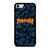 THRASHER SKATEBOARD CAMO BLUE iPhone SE 2022 Case Cover