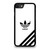 ADIDAS LOGO WHITE CLASSIC STRIPES iPhone SE 2020 Case Cover ADIDAS LOGO WHITE CLASSIC STRIPES iPhone SE 2020 Case Cover