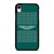 ASTON CAR LOGO GREEN iPhone XR Case Cover