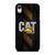 CATERPILLAR TRACTOR LOGO YELLOW METAL TRIPE iPhone XR Case Cover