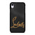 CHRISTIAN LOUBOUTIN LOGO LEATHER iPhone XR Case Cover