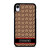 COACH NEW YORK BROWNLOGO PATTERN iPhone XR Case Cover
