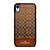 COACH NEW YORK ICON BROWN LOGO iPhone XR Case Cover