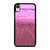 COACH NEW YORK LOGO PINK BEACH iPhone XR Case Cover