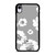 KATE SPADE NEW YORK LOGO FLORAL GRAY iPhone XR Case Cover