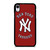 NEW YORK YANKEES BASEBALL LOGO RED iPhone XR Case Cover