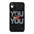 NIKE LOGO YOU VS YOU iPhone XR Case Cover