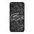 LACOSTE LOGO BLACK AND WHITE iPhone XS Max Case Cover
