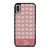 COACH NEW YORK LOGO PINK EMBLEM PATTERN iPhone X / XS Case Cover