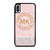 MICHAEL KORS MK LOGO PINK iPhone X / XS Case Cover
