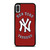 NEW YORK YANKEES BASEBALL LOGO RED iPhone X / XS Case Cover