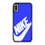 NIKE LOGO BLUE iPhone X / XS Case Cover