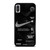 OFF-WHITE NIKE AIR JORDAN BLACK iPhone X / XS Case Cover