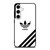 ADIDAS LOGO WHITE CLASSIC STRIPES Samsung Galaxy S24 Case Cover