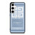 GIVENCY PARIS LOGO G-TOTE Samsung Galaxy S24 Case Cover