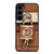 MICHAEL KORS LOGO MK PADLOCK BROWN Samsung Galaxy S23 Plus Case Cover