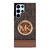 MICHAEL KORS LOGO MK WALLET BROWN Samsung Galaxy S22 Ultra Case Cover