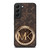 MICHAEL KORS LOGO MK BROWN WALLET Samsung Galaxy S22 Plus Case Cover