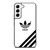 ADIDAS LOGO WHITE CLASSIC STRIPES Samsung Galaxy S22 Case Cover