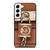 MICHAEL KORS LOGO MK PADLOCK BROWN Samsung Galaxy S22 Case Cover