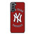 NEW YORK YANKEES BASEBALL LOGO RED Samsung Galaxy S21 Plus Case Cover