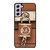 MICHAEL KORS LOGO MK PADLOCK BROWN Samsung Galaxy S21 FE Case Cover