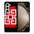 GIVENCHY PARIS RED LOGO Samsung Galaxy Z Fold 5 Case Cover