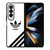 ADIDAS LOGO WHITE CLASSIC STRIPES Samsung Galaxy Z Fold 4 Case Cover