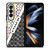 COACH NEW YORK LOGO COLORFULL BLACK ICON Samsung Galaxy Z Fold 4 Case Cover