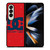 DC SHOE USA LOGO RED Samsung Galaxy Z Fold 4 Case Cover