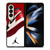 NIKE AIR JORDAN SHOE LOGO Samsung Galaxy Z Fold 4 Case Cover