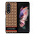 COACH NEW YORK BROWNLOGO PATTERN Samsung Galaxy Z Fold 3 Case Cover