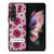 COACH NEW YORK LOGO PURPLE FLOWER Samsung Galaxy Z Fold 3 Case Cover