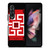 GIVENCHY PARIS RED LOGO Samsung Galaxy Z Fold 3 Case Cover
