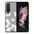 KATE SPADE NEW YORK LOGO FLORAL GRAY Samsung Galaxy Z Fold 3 Case Cover