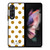 KATE SPADE NEW YORK LOGO GOLDEN POLKADOTS Samsung Galaxy Z Fold 3 Case Cover