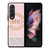 MICHAEL KORS MK LOGO PINK Samsung Galaxy Z Fold 3 Case Cover