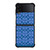 COACH NEW YORK LOGO PATTERN BLUE EMBLEM Samsung Galaxy Z Flip 4 Case Cover
