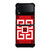 GIVENCHY PARIS RED LOGO Samsung Galaxy Z Flip 4 Case Cover