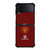 MANCHESTER UNITED FC LOGO FOOTBALL VODAFONE JERSEY Samsung Galaxy Z Flip 4 Case Cover