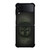 PUNISHER LOGO METAL CARBON Samsung Galaxy Z Flip 4 Case Cover