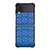 COACH NEW YORK LOGO PATTERN BLUE EMBLEM Samsung Galaxy Z Flip 3 Case Cover