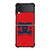 DC SHOE USA LOGO RED Samsung Galaxy Z Flip 3 Case Cover