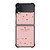 KATE SPADE NEW YORK LOGO PINK GOLDEN POLKADOTS Samsung Galaxy Z Flip 3 Case Cover