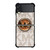 MICHAEL KORS LOGO MK WHITE Samsung Galaxy Z Flip 3 Case Cover