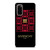 GIVENCHY PARIS LOGO RED GOLD Samsung Galaxy S20 Case Cover