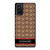COACH NEW YORK BROWNLOGO PATTERN Samsung Galaxy Note 20 Case Cover