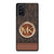 MICHAEL KORS LOGO MK WALLET BROWN Samsung Galaxy Note 20 Case Cover