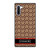 COACH NEW YORK BROWNLOGO PATTERN Samsung Galaxy Note 10 Case Cover