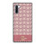 COACH NEW YORK LOGO PINK EMBLEM PATTERN Samsung Galaxy Note 10 Case Cover